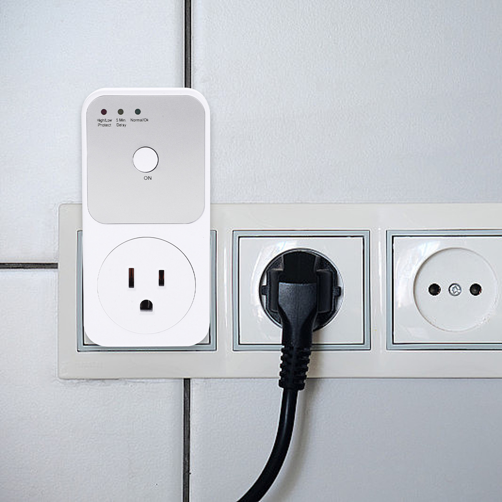Kitchen Appliances Outlet - Kühlschrank-Schutzsteckdose US-Stecker Einzelsteckdose Spannungsschutz für Küchengeräte