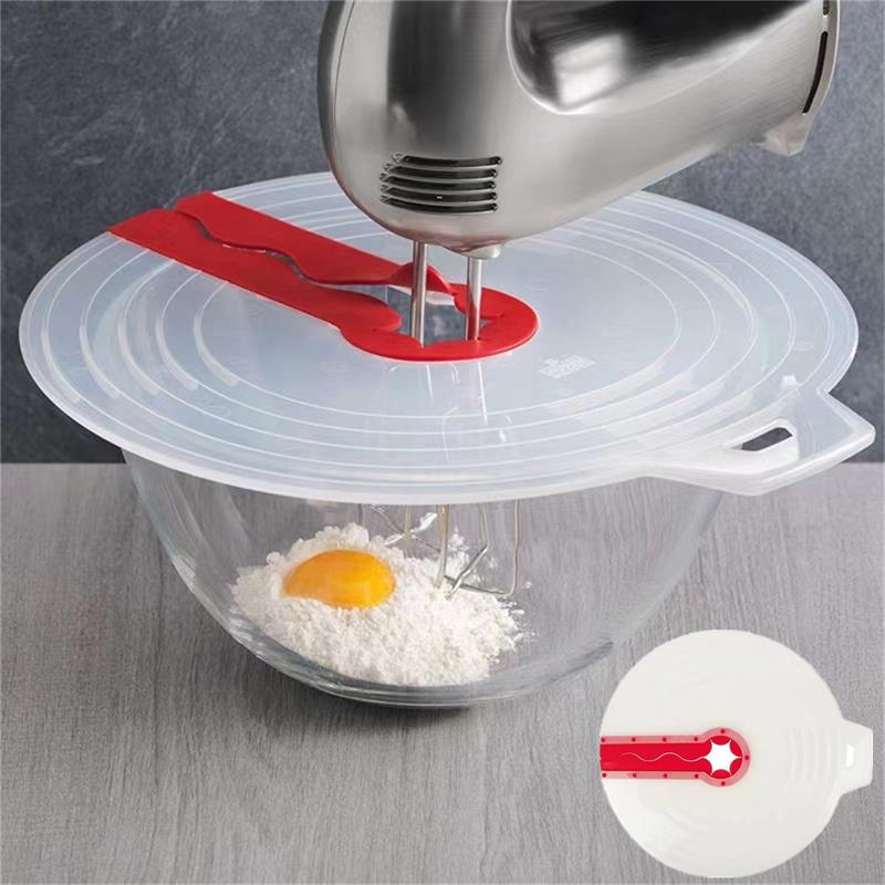 Kitchen Appliances Electronics - Beat Eggs Mixer-Abdeckung, Mixer-Spritzschutz, Schneebesen, Rührschüssel-Deckel,