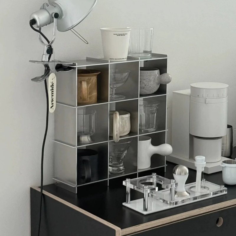 Kitchen Appliances Holder - Minimalistisches Aluminium-Legierung Tassenregal für die Arbeitsplatte,