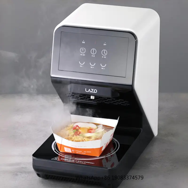 Kitchen Appliances Cooking - LAZO Kompakter Koreanischer Ramen-Induktionskocher Ein-Knopf-Nudelkochgerät für