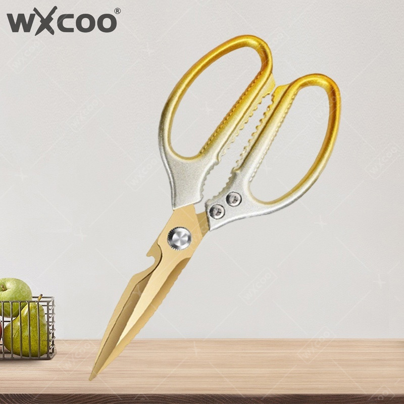 Kitchen Appliances Cooking - WXCOO Edelstahl-Küchenschere Multifunktionales Haushaltsschneidewerkzeug für Hühnerknochen,
