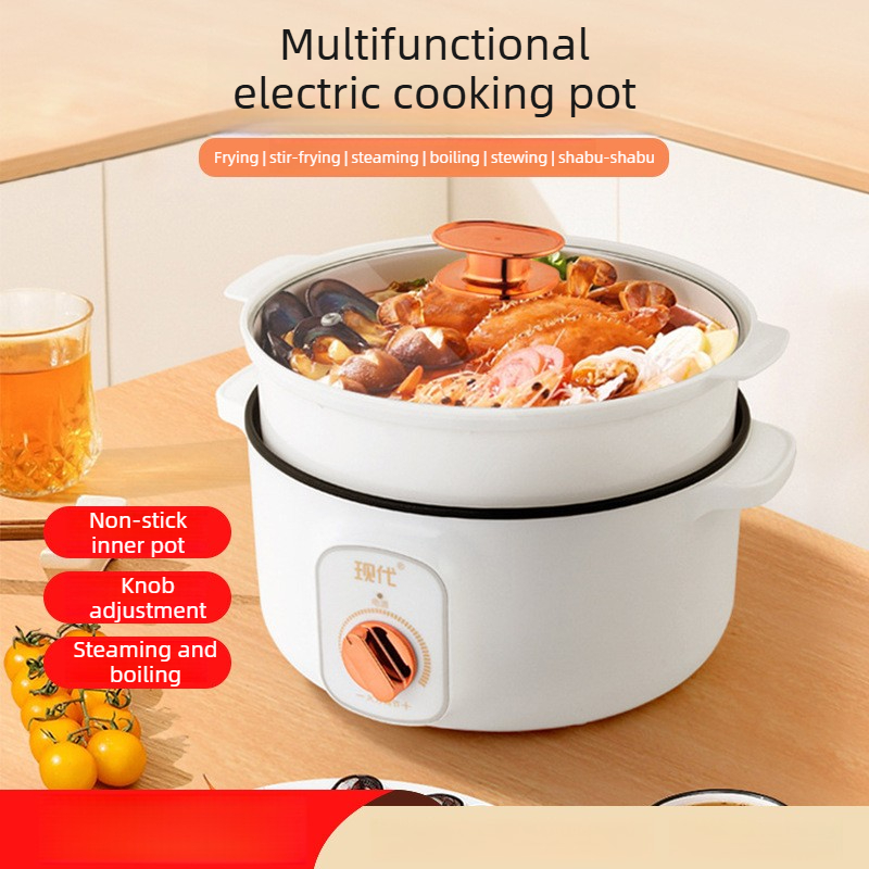Kitchen Appliances Cooking - Multifunktionaler Mini-Elektro-Hotpot, tragbare elektrische Kochpfanne für