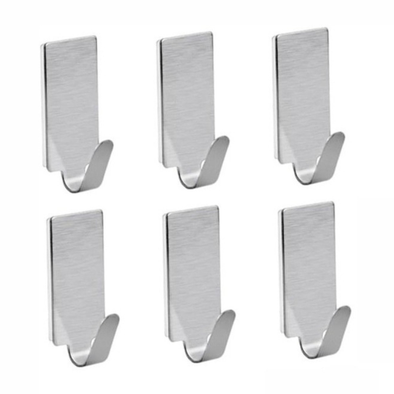 Kitchen Appliances Holder - 5 Stück Selbstklebende Edelstahlhaken, Handtuchhalter ohne