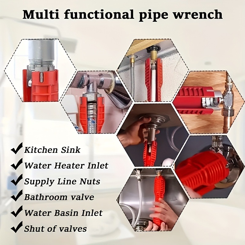 Kitchen Appliances For Gift - Multifunktionaler Arbeitssparender Schraubenschlüssel, Haushaltsreparatur-Werkzeugset, Geeignet für