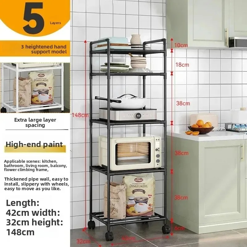 Kitchen Appliances Storage - Hochwertiges Lagerregal mit hoher Raumnutzung, mehrstöckiges