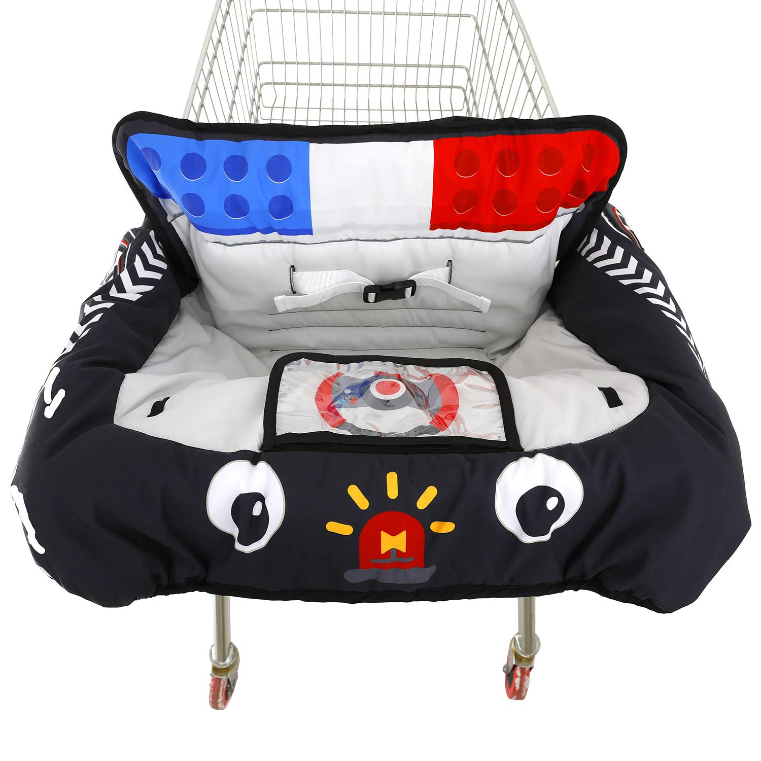 Kitchen Appliances Holder - Cartoon-Auto-Einkaufswagenabdeckung für Babys, 2-in-1 Einkaufswagen- und