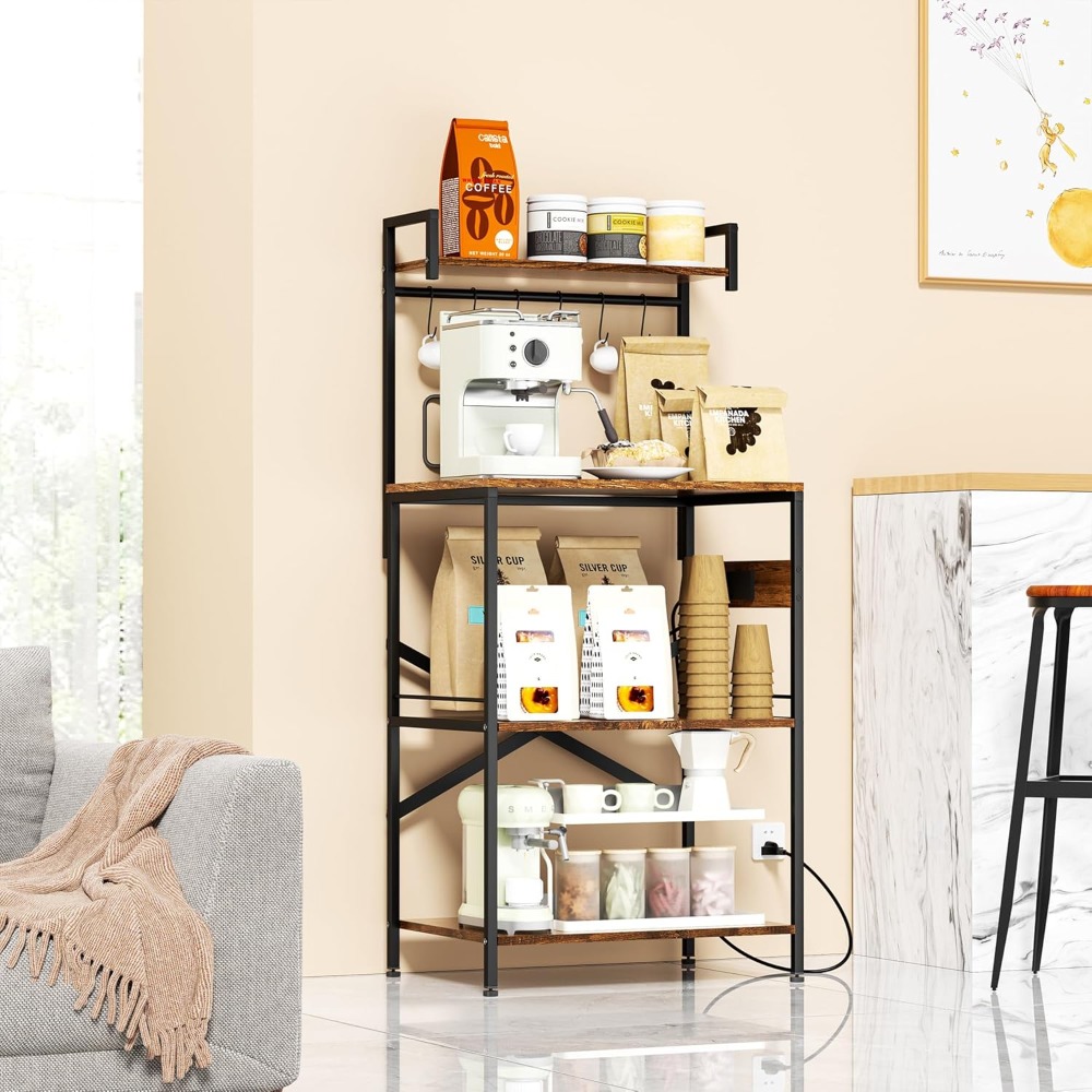 Kitchen Appliances Outlet - 6-Haken, Organizer für Küchengeräte, Behälterständer mit