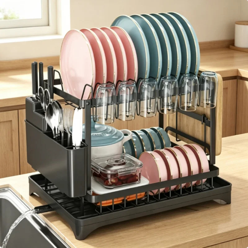 Metall-Geschirrtrockner mit 2  – Kitchen Appliances Storage Bewertung und Preis