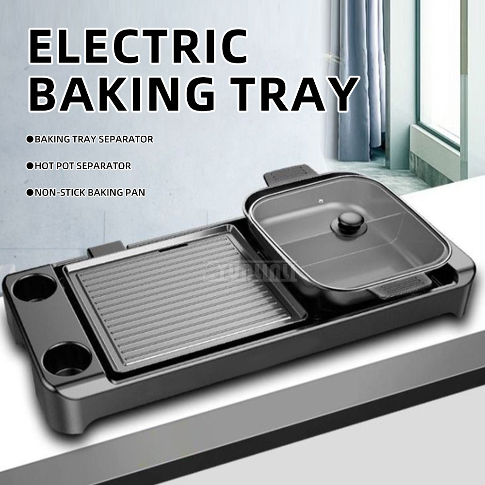 Elektrischer Grill-Hotpot-Herd – Kitchen Appliances Cooking Bewertung und Preis