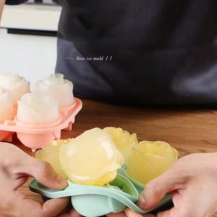 3D Rose Eis Formen 4 Löcher Ei – Kitchen Appliances Holder Bewertung und Preis