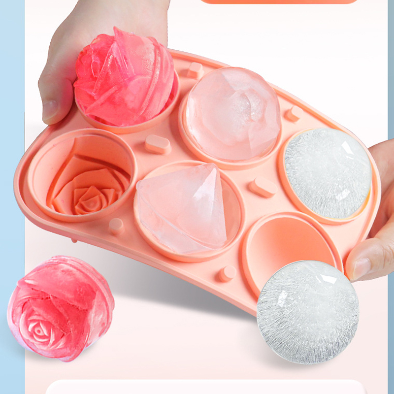 3D Rose Diamant Runde Eiswürfe – Kitchen Appliances Holder Bewertung und Preis