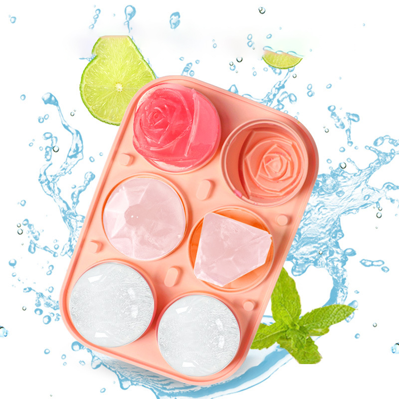 3D Rose Diamant Runde Eiswürfe – Kitchen Appliances Holder Bewertung und Preis