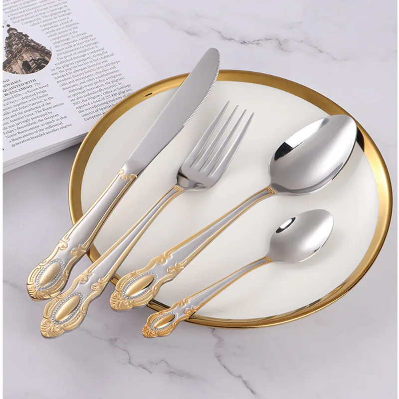 Goldenes Besteckset, Luxuriöse – Kitchen Appliances Luxury Bewertung und Preis