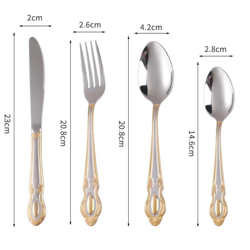 Goldenes Besteckset, Luxuriöse – Kitchen Appliances Luxury Bewertung und Preis