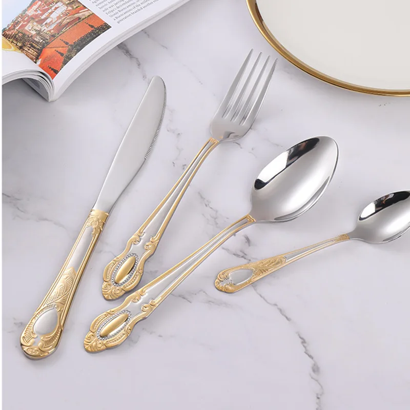 Goldenes Besteckset, Luxuriöse – Kitchen Appliances Luxury Bewertung und Preis